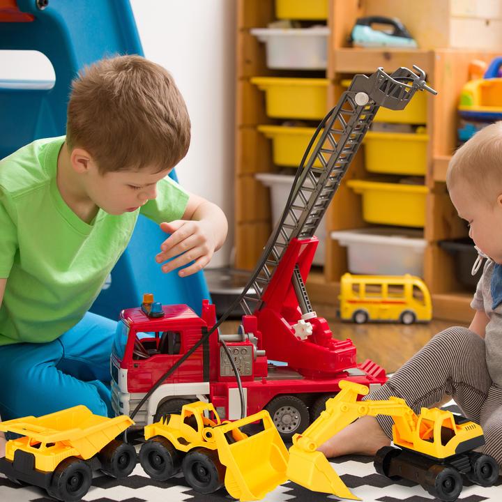 Actual product image Relaxdays Set of 3 Construction Vehicle Toys