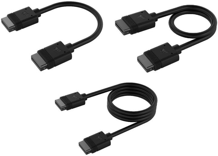 Corsair Kit de câbles iCUE LINK avec connecteurs droits, noir