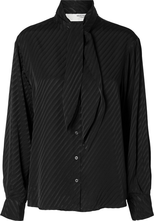 Selected Femme Schleifen Satinbluse