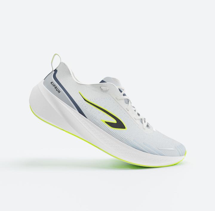 Kiprun Laufschuhe Herren - Cushion 500 weiss/gelb