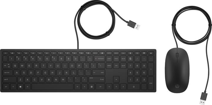 HP Pavilion 400 Keyboard and mouse set (Eng. Int., Kabelgebunden)