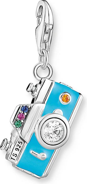 Produktbild Thomas Sabo Charm-Anhänger Türkise Retro Kamera Silber (Kaltemaille, 925 Sterling Silber)