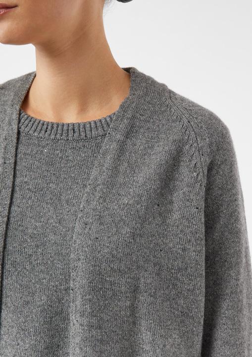 Produktbild Comma Strickjacke Cardigan mit Glitzergarn und Fledermausärmeln (L)