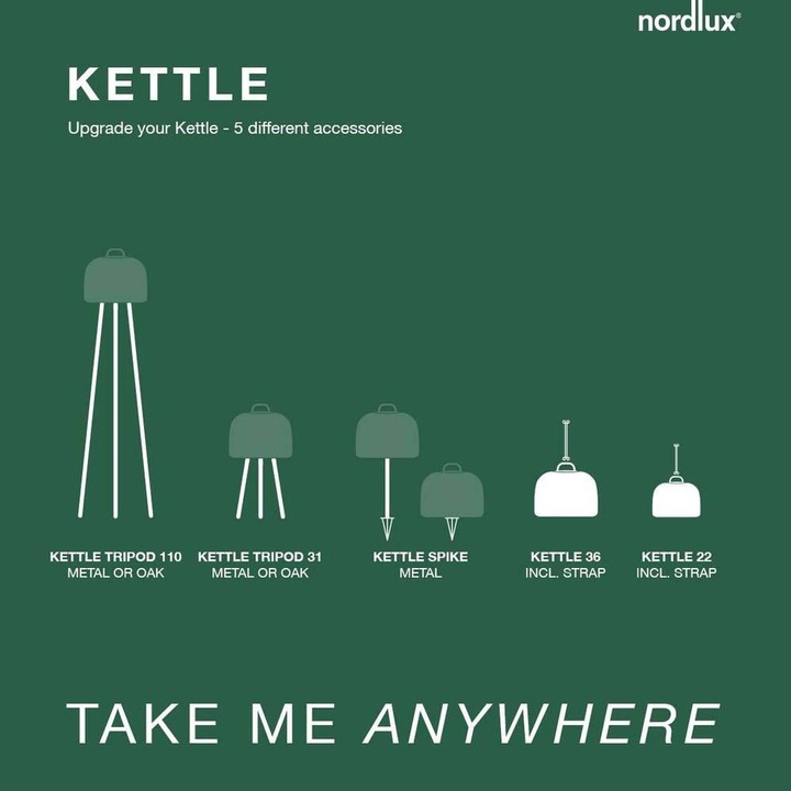 Produktbild Nordlux Kettle-Tripod 31, Schwarz