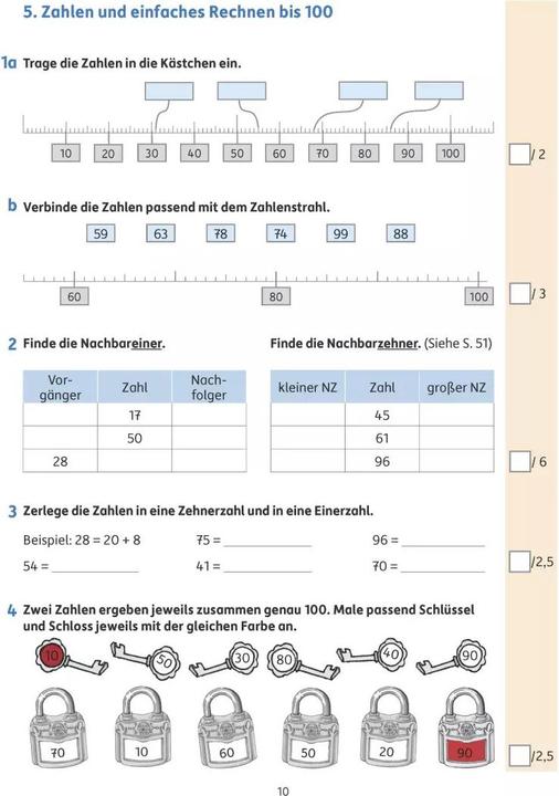 Produktbild Tests in Mathe - Lernzielkontrollen 2. Klasse (Deutsch, Agnes Spiecker, Gisela Specht, 2020)