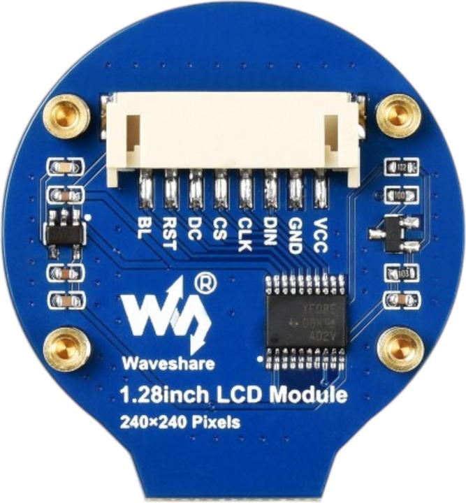 Produktbild WaveShare 1.28inch LCD Display Rund 240x240