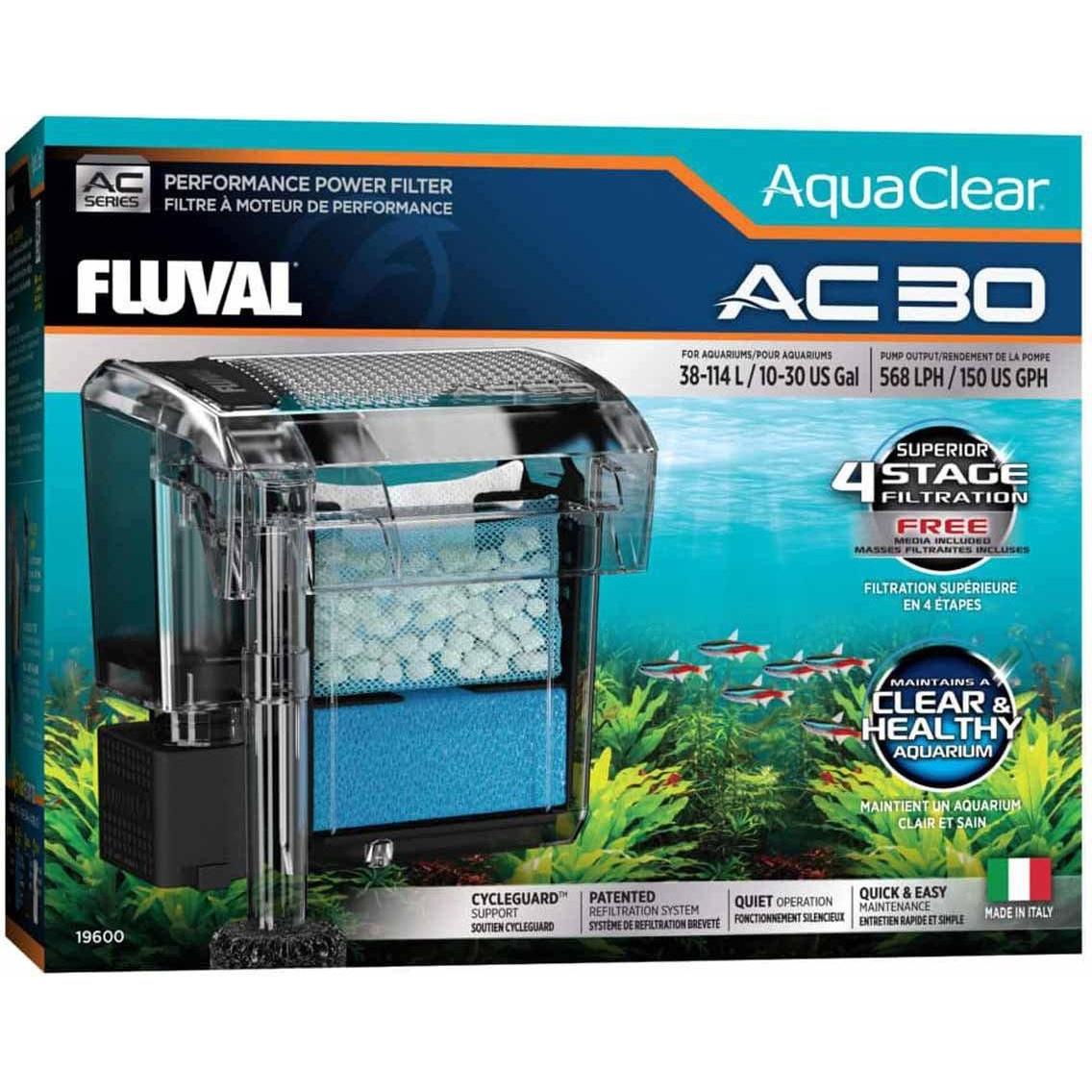 AquaClear Fluval AC30 (114 l, Filtri interni, Acqua dolce), Filtro per acquario