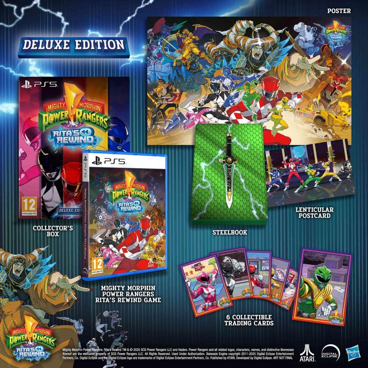 Actual product image Atari Mighty Morphin Power Rangers: Rita's Rewind (Deluxe Edition) (PS5)