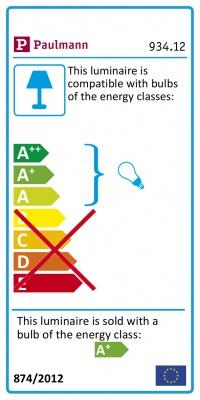 Energie-Label Paulmann Einbauleuchte Nova Set (350 lm, GU10)
