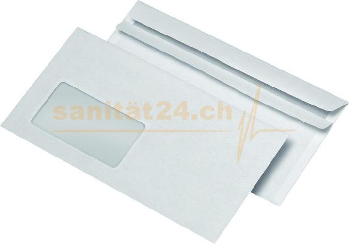 Produktbild Mayer-Network 1000 Briefhüllen DIN Lang weiss 70g sk m Fenster (DL, 1000 x)