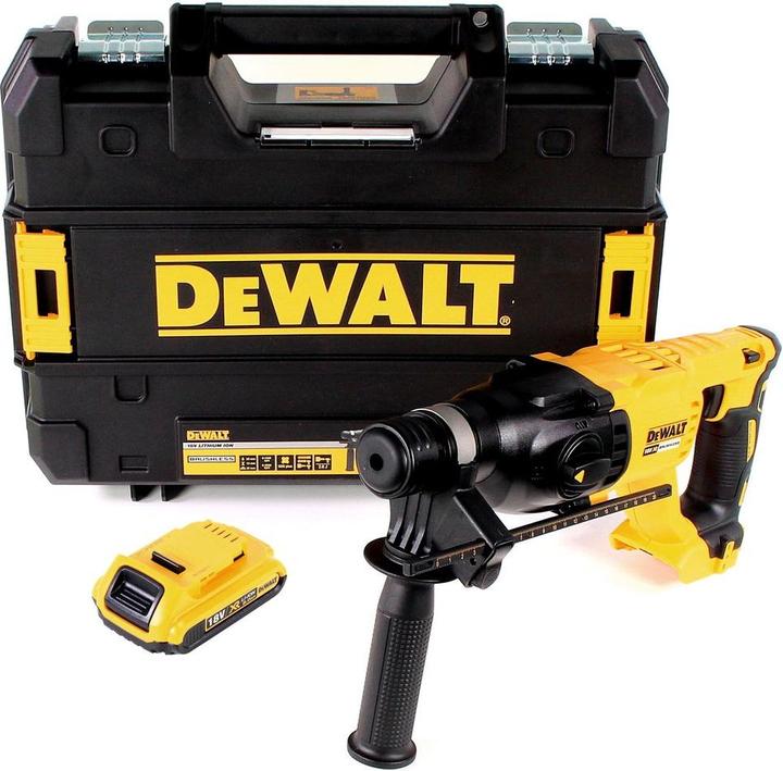 Actual product image DeWalt DCH 133 NT Battery combi hammer 18V 2,6J SDS plus Brushless + 1x battery 2,0Ah + TSTAK - without