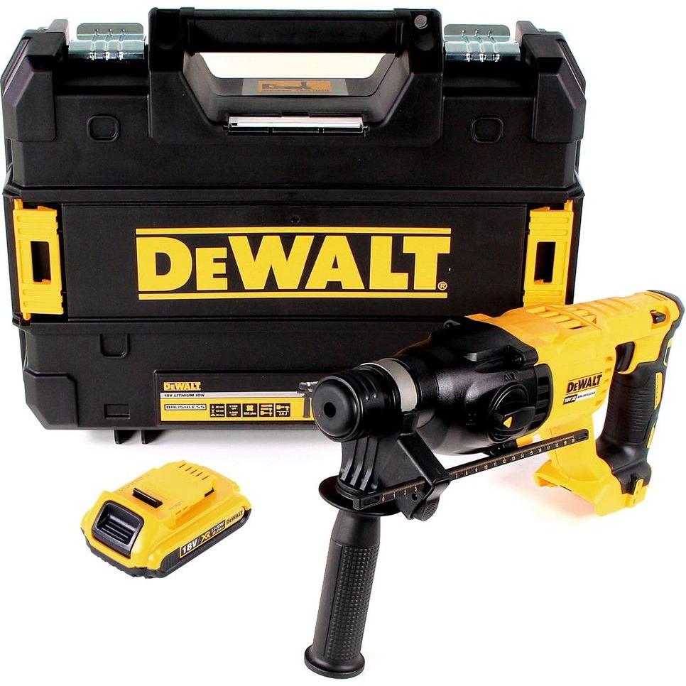 Thumbnail - DeWalt, Bohrmaschine + Akkuschrauber, DCH 133 NT Akku Kombihammer 18V 2,6J SDS plus Brushless + 1x Akku 2,0Ah + TSTAK - ...