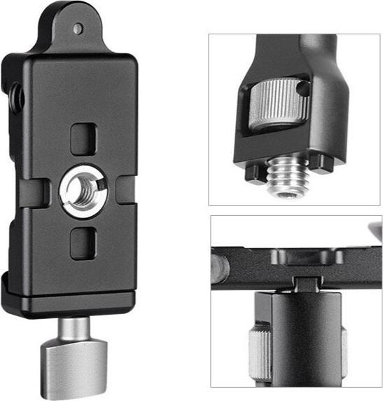 Productafbeelding Leofoto DC-24 Clamp with spirit level (Statiefadapter)