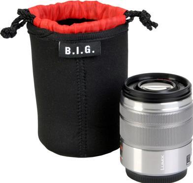 Actual product image B.I.G. PS7 Black, Red Neoprene Pouch case