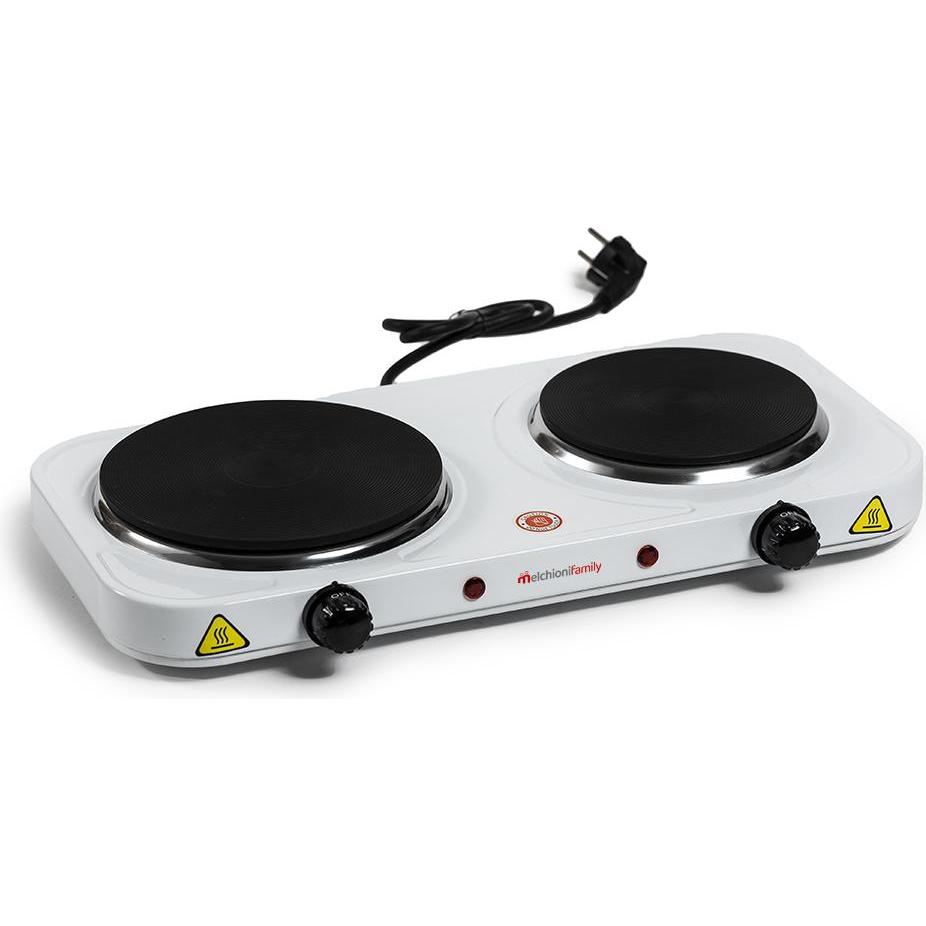 Melchioni Cook 2 Weiss Flache Oberfläche 47 cm Versiegelte Platte 2 Herd(e) (118360115)