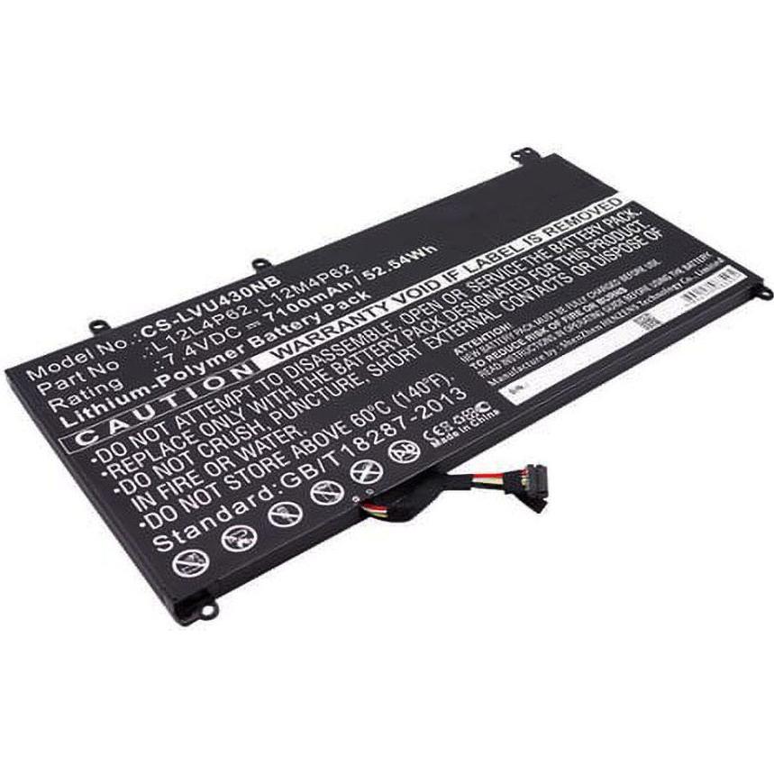 AGI Akku kompatibel mit Lenovo IdeaPad U530 Touch (1 Zellen, 7100 mAh), Notebook Akku, Schwarz