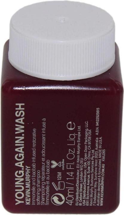Actual product image Kevin Murphy YOUNG.AGAIN.WASH 40ml (Liquid shampoo, 40 ml)