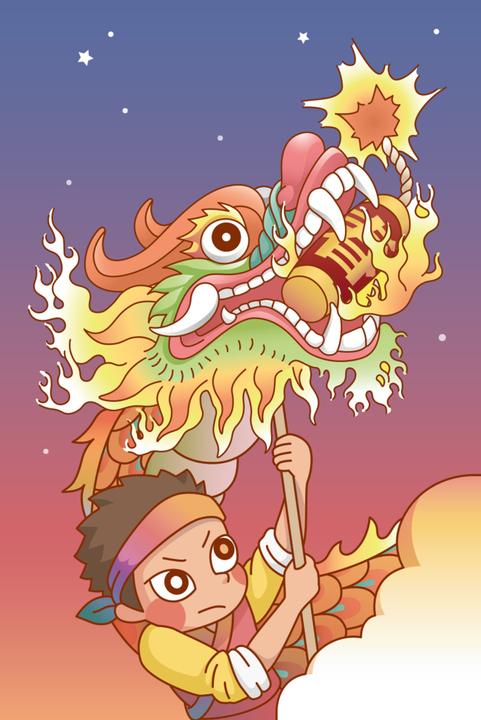 Actual product image Dragon dance - Who will light the last firecracker? (German)