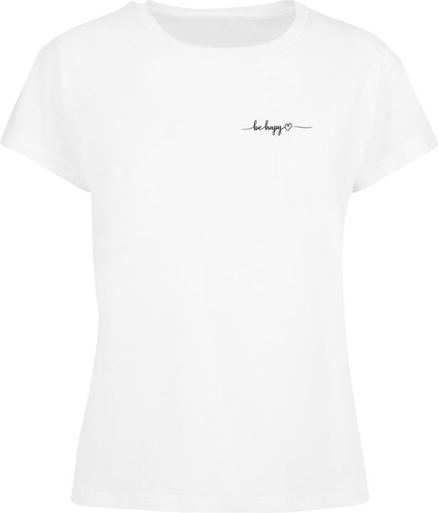 Actual product image Merchcode Ladies Be Happy Box Tee - 118419 (M)