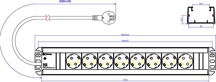 Produktbild Bachmann IT PDU Basic