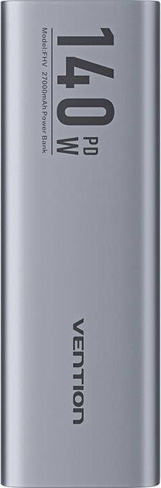 Actual product image Vention Powerbank LED display 27000mAh 140W FHVH0 (gray) (27000 mAh, 140 W, 99.90 Wh)