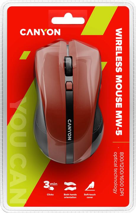 Actual product image Canyon Mouse MW-5 Wireless optical 4 buttons (Wireless)