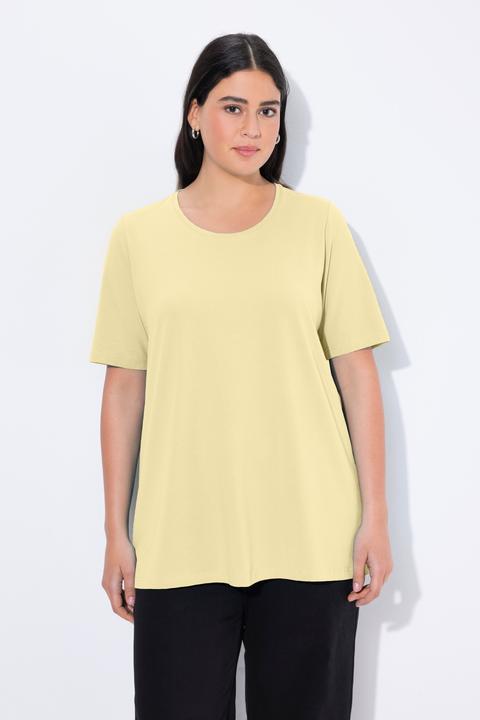 Actual product image Ulla Popken Essential Round Neck Stretch Tee (54)