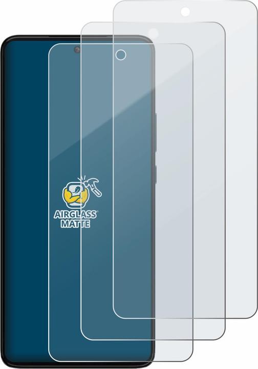 Actual product image BROTECT AirGlass Glass Matte (3 pcs., Motorola Moto G84)
