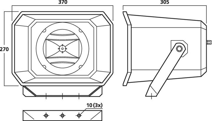 Actual product image Monacor Pressure chamber loudspeaker IT 250 (Passive, 1x 25 W)