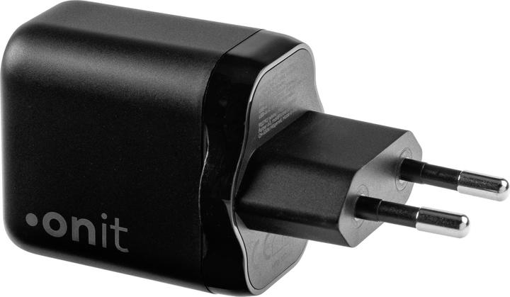 Produktbild Onit USB-Wandladegerät Dual 1C1A 25 W GaN Schwarz (25 W)