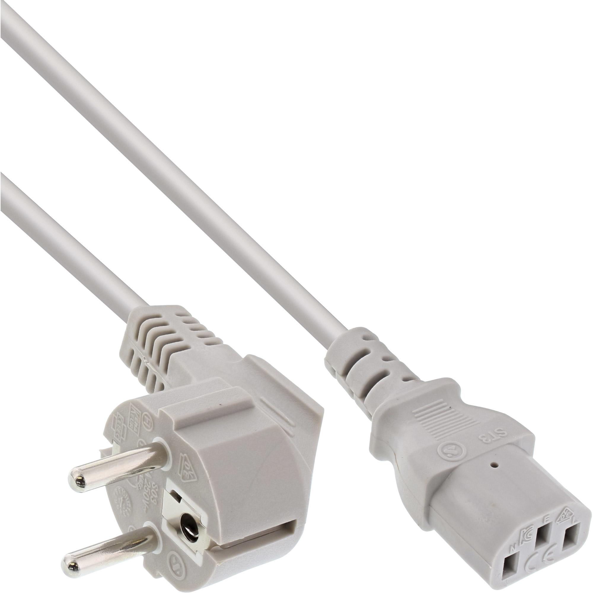 Thumbnail - InLine Netzkabel (1 m), Stromkabel