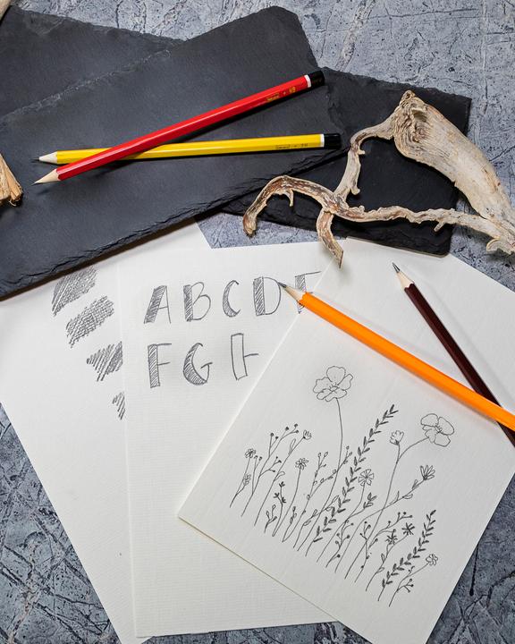 Productafbeelding Idena Potlood 4s H/HB/B/2H FSC100% (B, H, 2H, HB, 4 x)