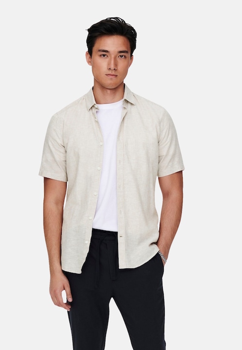 Immagine prodotto Only & Sons Camicia a maniche corte in lino (XS)