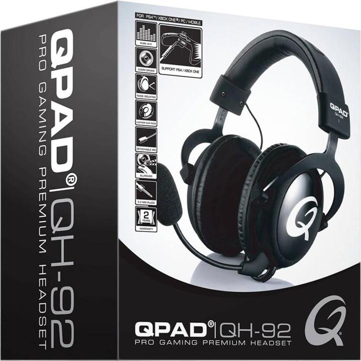 Image du produit QPAD Casque de jeu stéréo QH-92 RGB noir (Filaire)