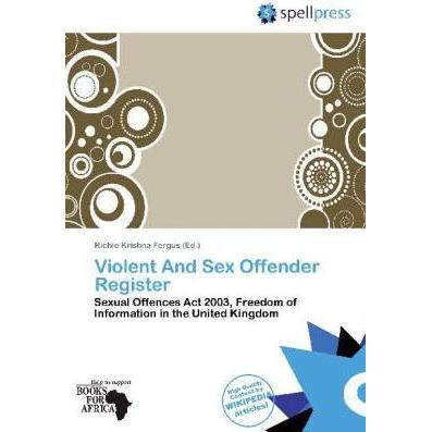Violent And Sex Offender Register, Fachbücher von Richie Krishna Fergus