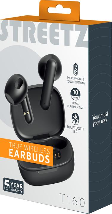 Produktbild Deltaco T160-BLK (4 h, Kabellos)