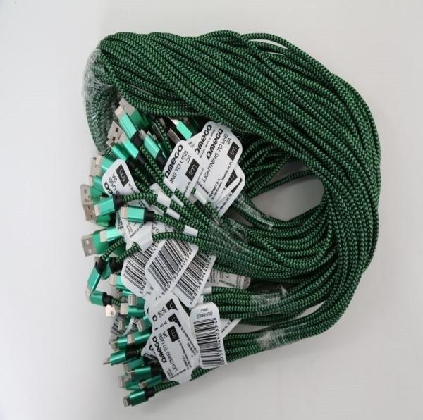 Omega Câble USB USB-A - 1 m Zielony (OUFBBLG) (1 m)