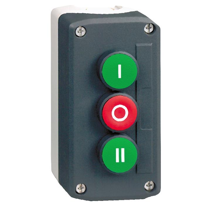 Actual product image Schneider Electric Surface-mounted housing XAL-D, 3 push-buttons, XALD339