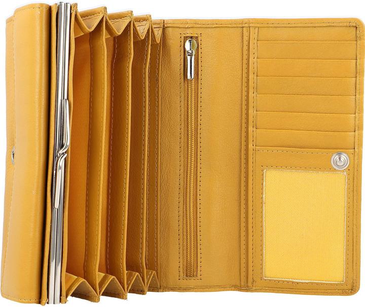 Actual product image Mika Ladies' wallet yellow/yellow