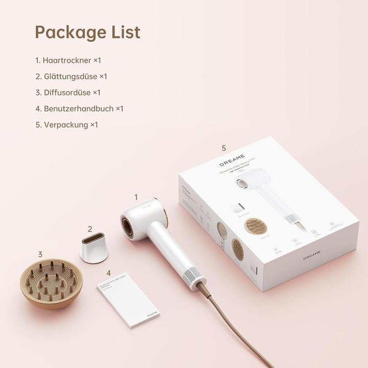 Immagine prodotto Dreame Asciugacapelli Hair Glory Combo (1600 W)