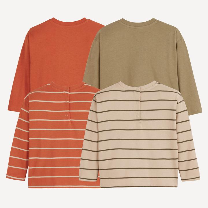 Produktbild La Redoute Collections 4er-Pack Langarm-Shirts (86)