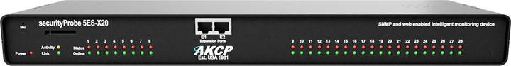 Produktbild AKCP securityProbe5ES, 8Ports, 20 I/O, DCW