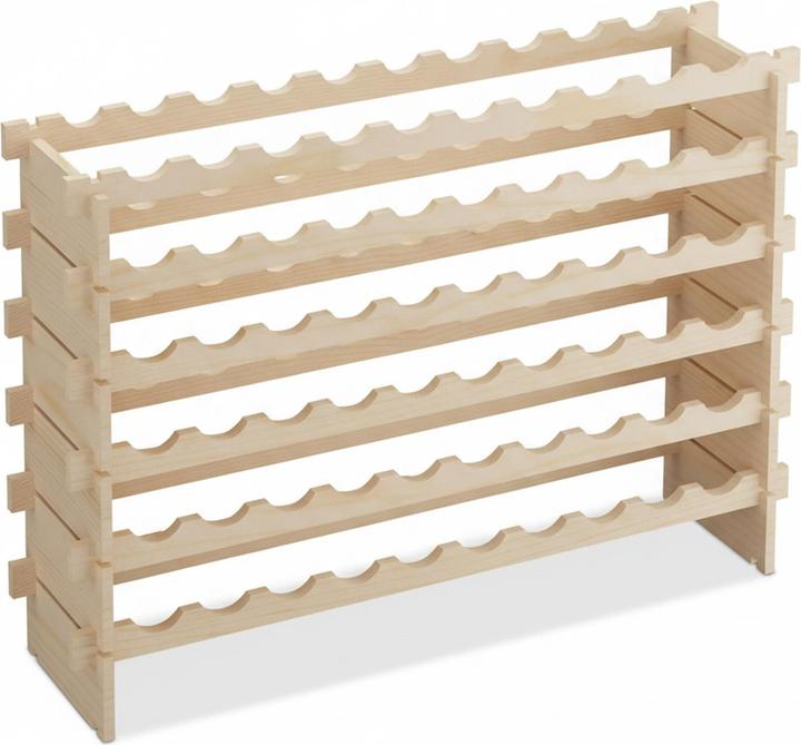 Image du produit Relaxdays Weinregal (60 bouteilles, 103 x 25 x 73 cm)