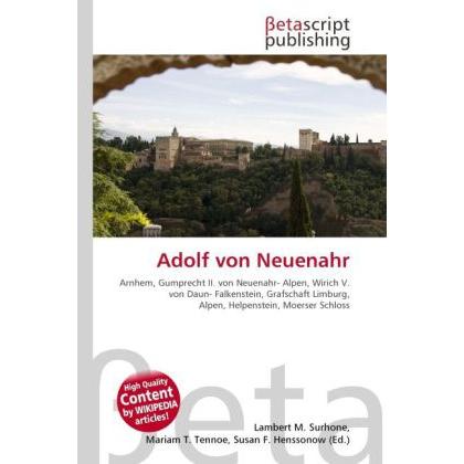 Adolf von Neuenahr, Fachbücher