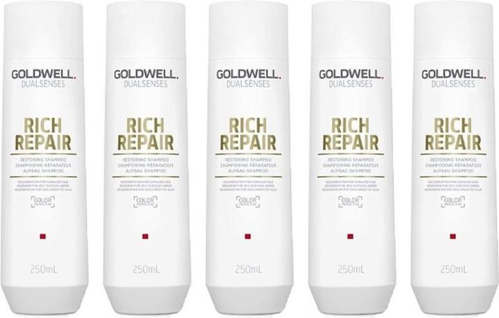 Actual product image Goldwell 10x Dualsenses Rich Repair Restoring Shampoo 250ml (250 ml)
