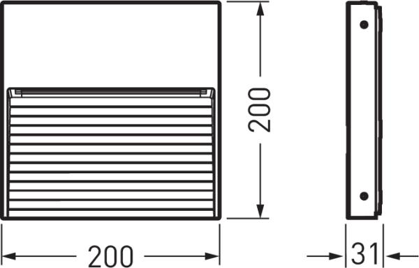 Image du produit Trilux Spot encastré mural à LED TRIL (360 lm)