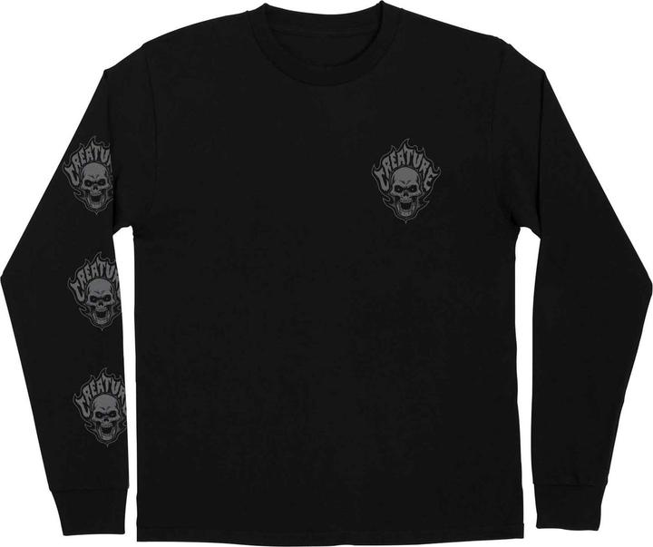 Produktbild Creature Bonehead Flame L/S Heavyweight T-Shirt (M)