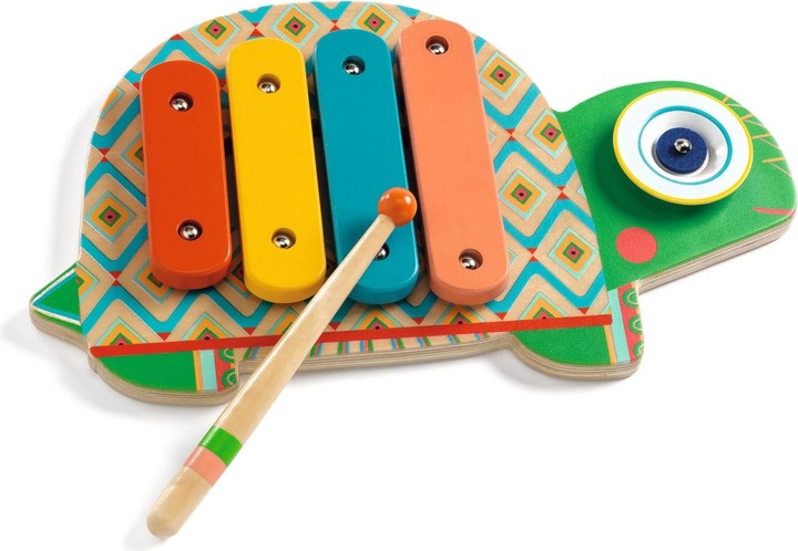 Djeco Animambo Musikinstrument - Xylophon - Schildkröte