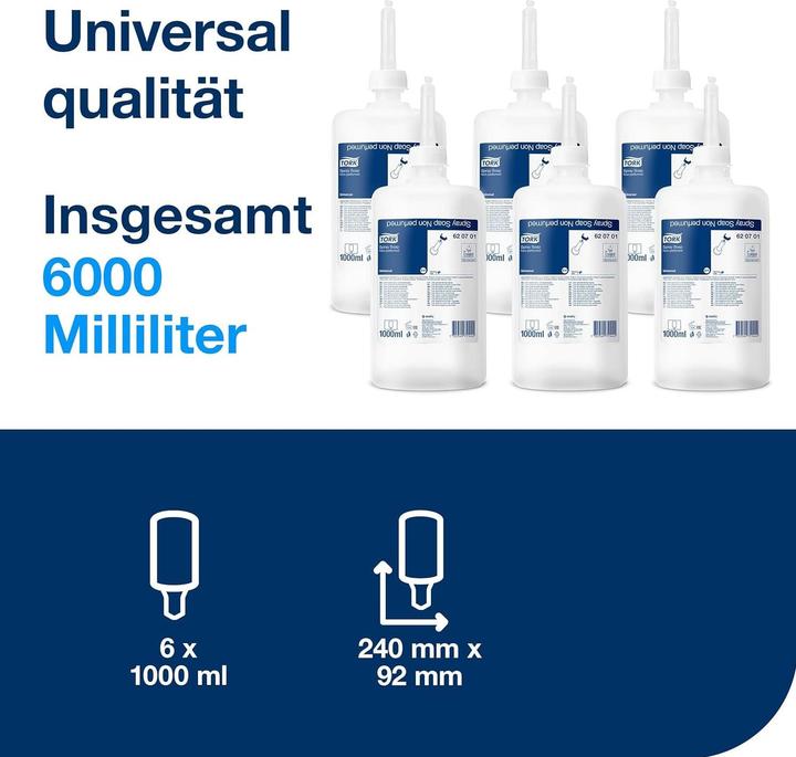 Produktbild Tork 620701 Sprayseife 1l 6St. (Flüssigseife, 1000 ml)