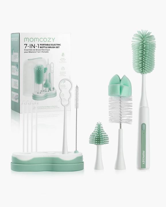 Momcozy LS003 Set di spazzole per biberon 7 in 1